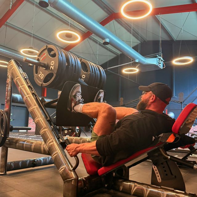 Carl beim Training